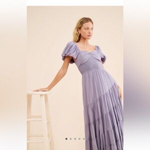 Free people sun drenched short sleeve dress